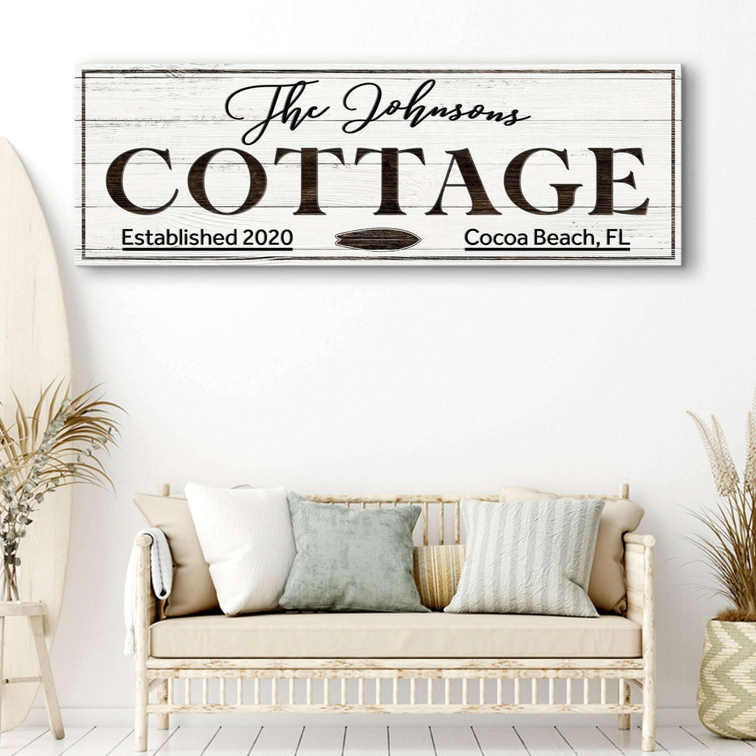 Cottage Beach House Sign