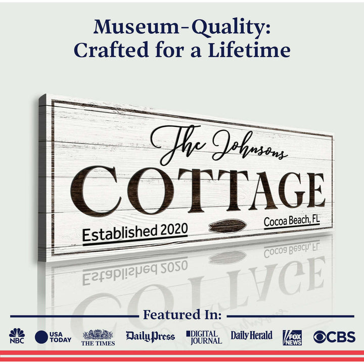 Cottage Beach House Sign