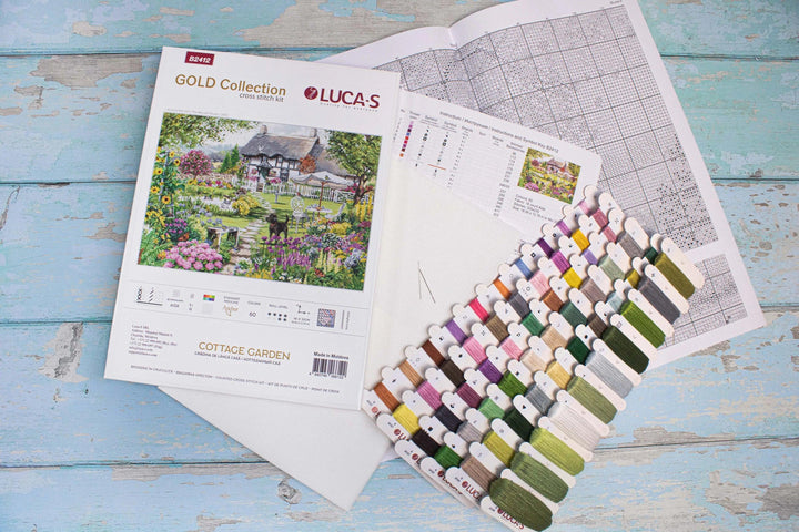 Cottage Garden B2412L Counted Cross-Stitch Kit
