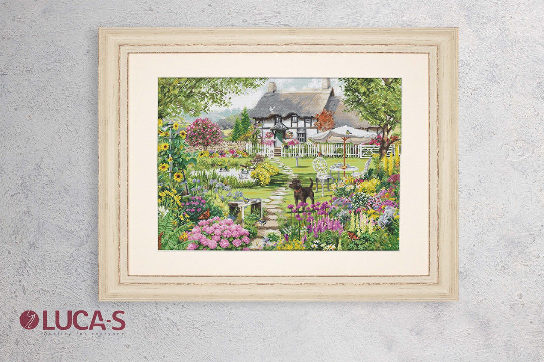Cottage Garden B2412L Counted Cross-Stitch Kit