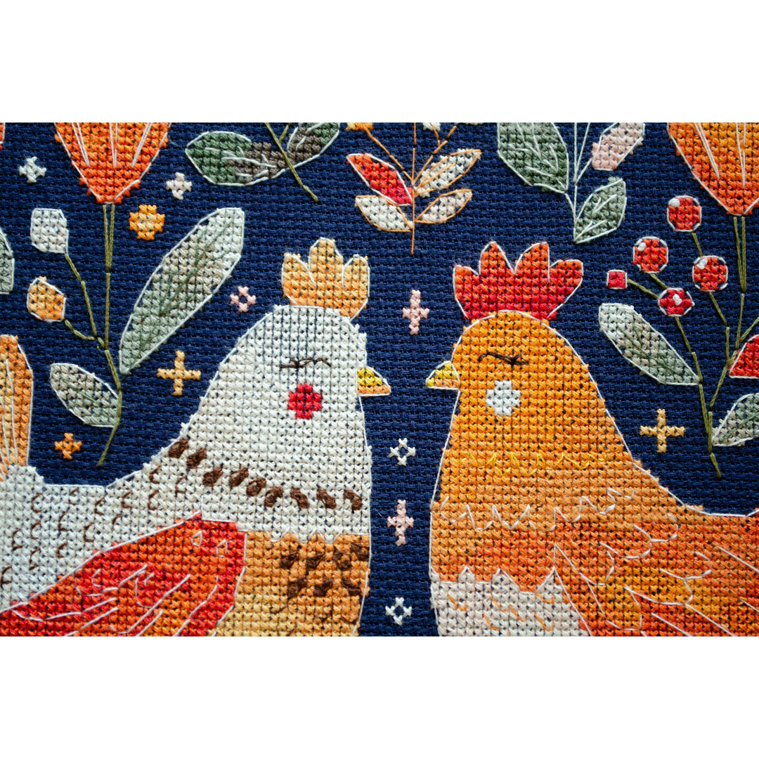Counted Cross-stitch kit - Best hen friends AH-247