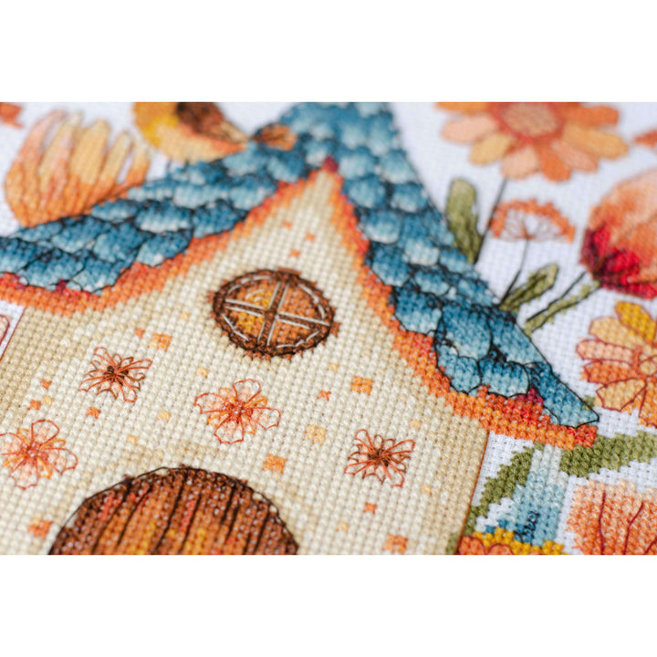Counted Cross-stitch kit - Sing for us, little bird! AH-254