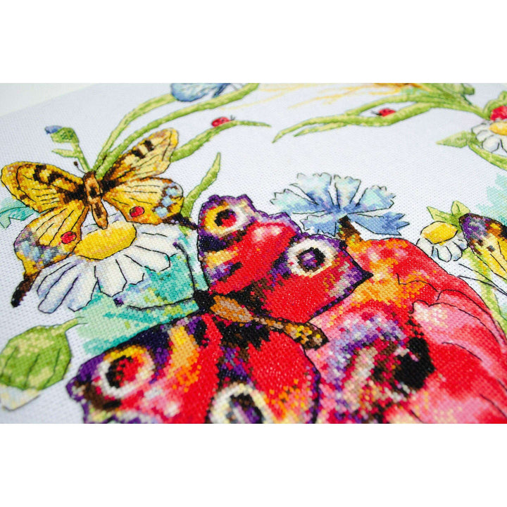 Counted Cross-stitch kit - Summer wreath AH-169