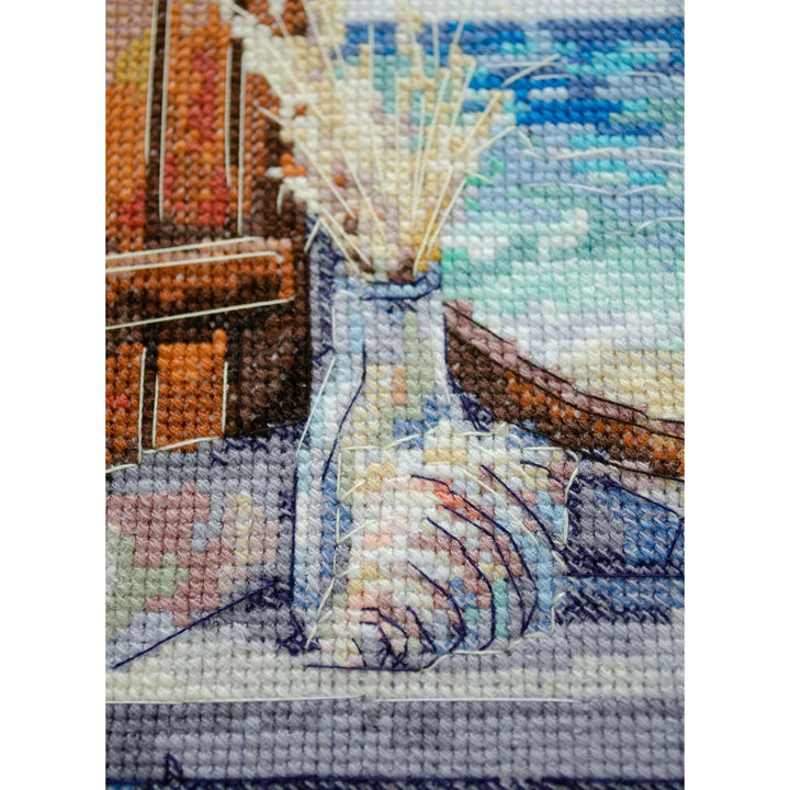 Counted Cross stitch kit - Whisper of the wind AH-252