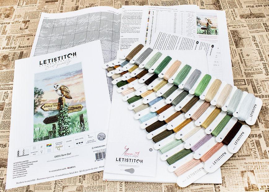 Counted Cross Stitch Kit Barn Owl L8031