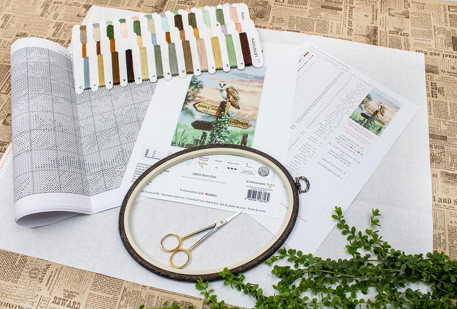 Counted Cross Stitch Kit Barn Owl L8031