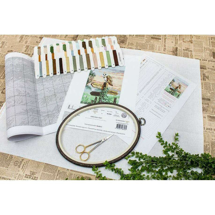 Counted Cross Stitch Kit Barn Owl L8031
