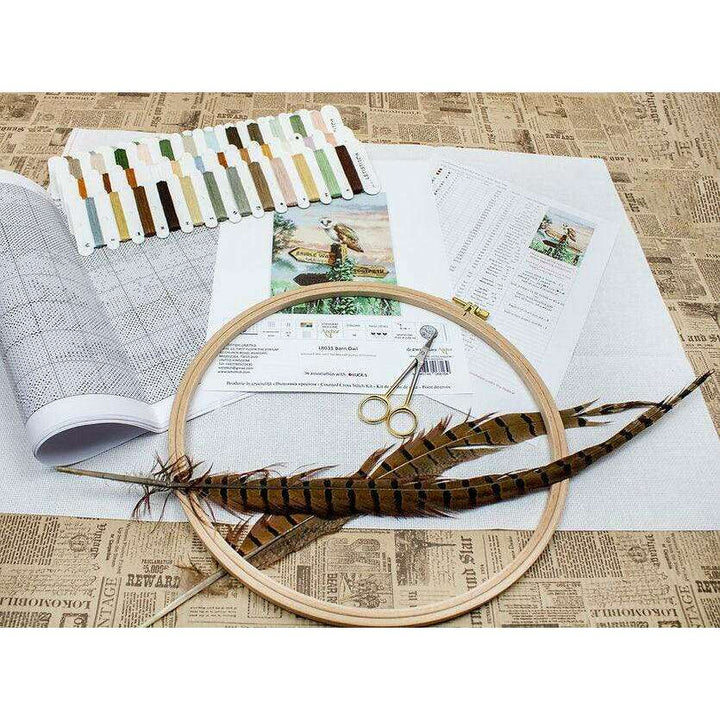 Counted Cross Stitch Kit Barn Owl L8031