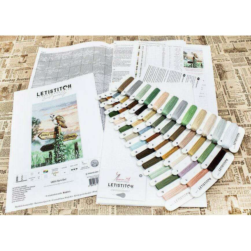 Counted Cross Stitch Kit Barn Owl L8031