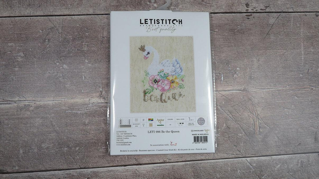 Counted Cross Stitch Kit Be the Queen Leti996