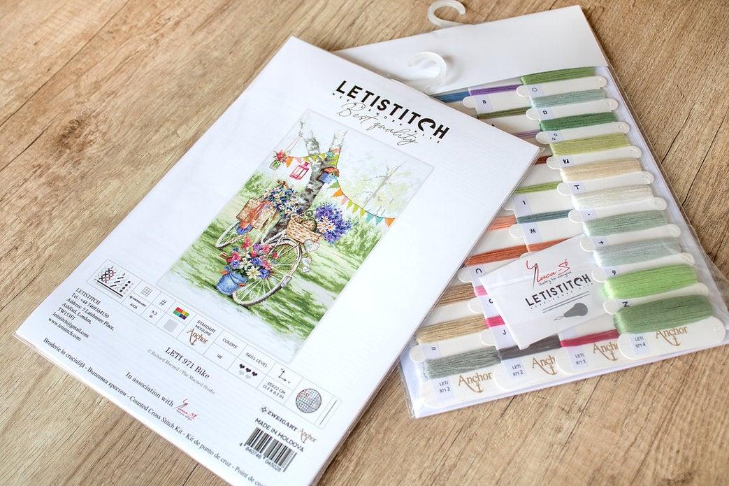 Counted Cross Stitch Kit Bike Leti971