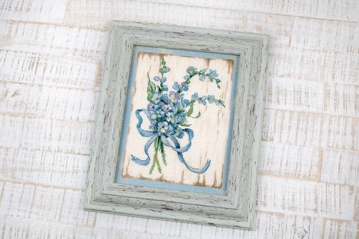 Counted Cross Stitch Kit BLUE I Leti974