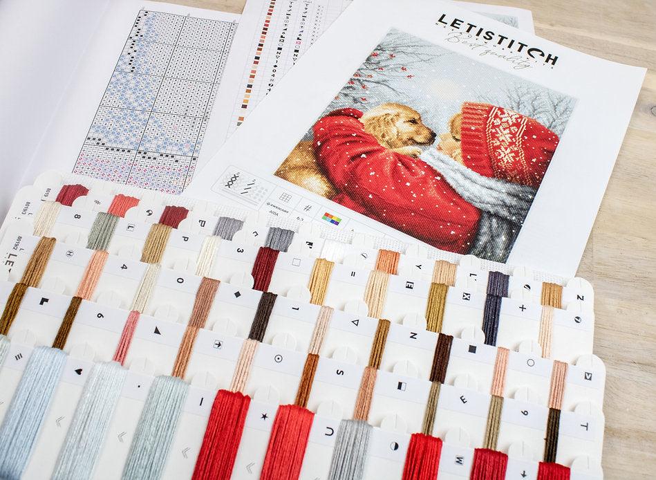 Counted Cross Stitch Kit Christmas hugs L8019