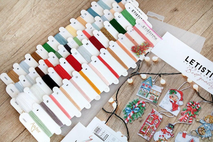 Counted Cross Stitch Kit Christmas Toys Kit 2 L8002