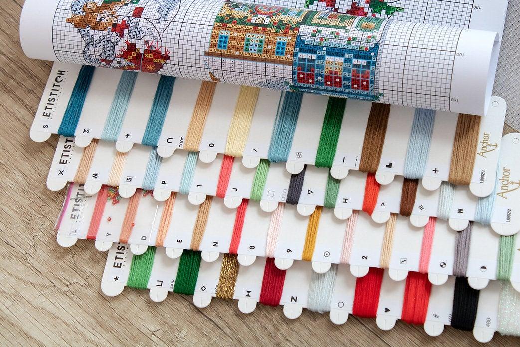 Counted Cross Stitch Kit Christmas Toys Kit 2 L8002