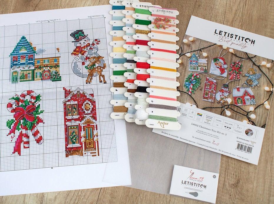Counted Cross Stitch Kit Christmas Toys Kit 2 L8002