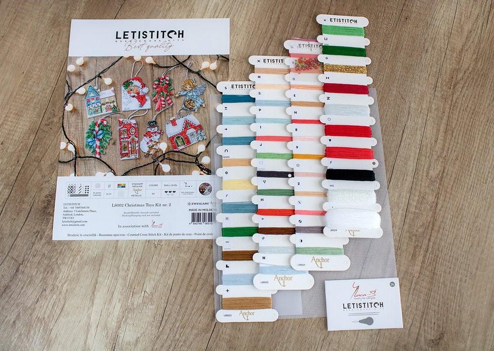 Counted Cross Stitch Kit Christmas Toys Kit 2 L8002