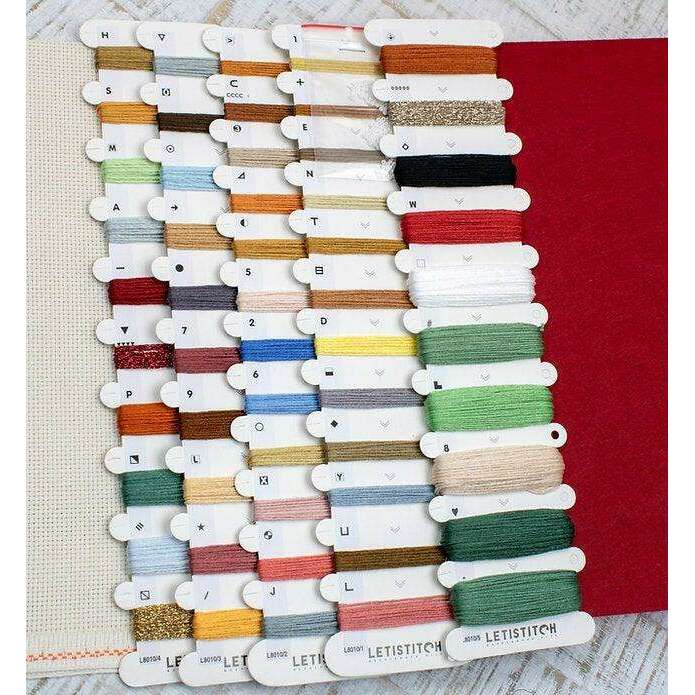 Counted Cross Stitch Kit Cozy Christmas Stocking L8010