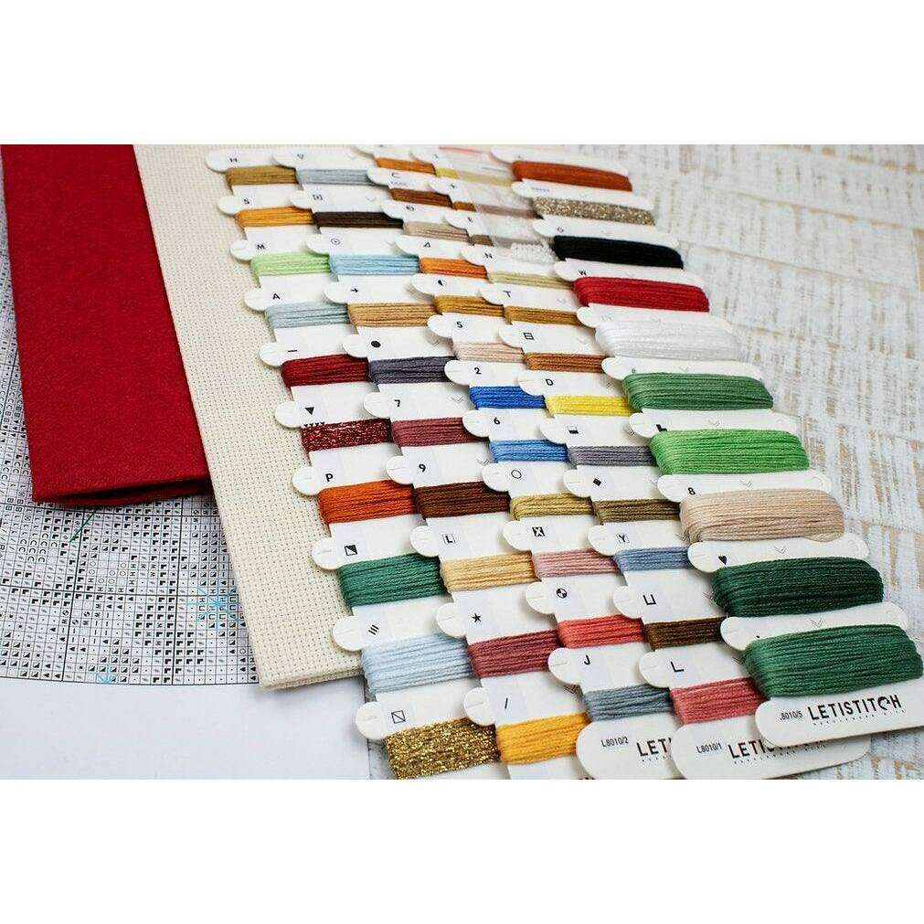Counted Cross Stitch Kit Cozy Christmas Stocking L8010