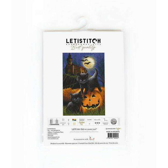 Counted Cross Stitch Kit Did we scare you? Leti964