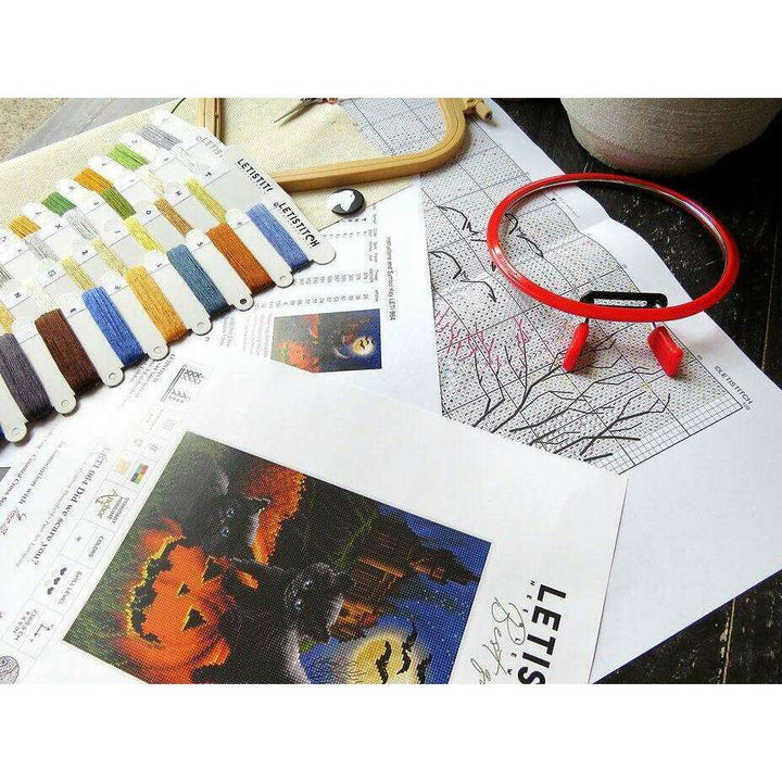 Counted Cross Stitch Kit Did we scare you? Leti964