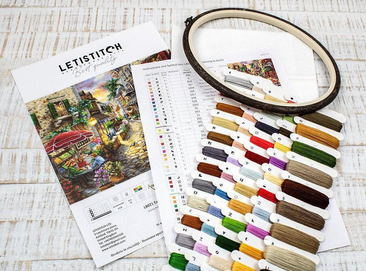 Counted Cross Stitch Kit Early Evening in Avola L8021