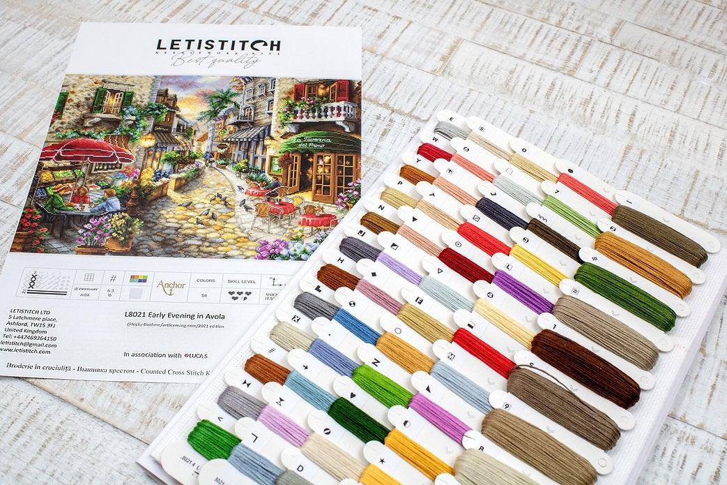 Counted Cross Stitch Kit Early Evening in Avola L8021