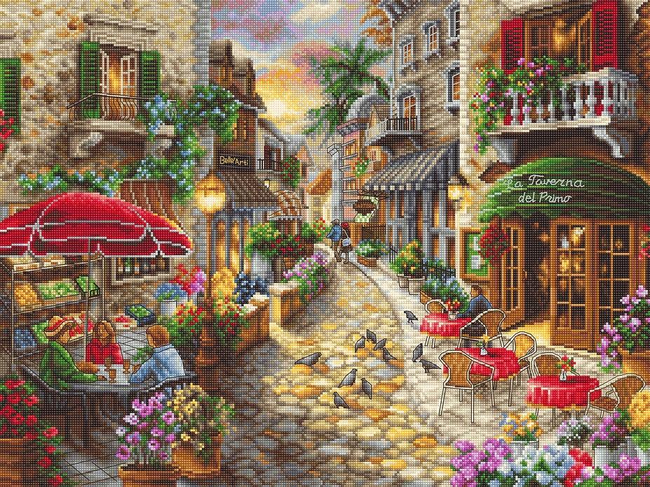 Counted Cross Stitch Kit Early Evening in Avola L8021
