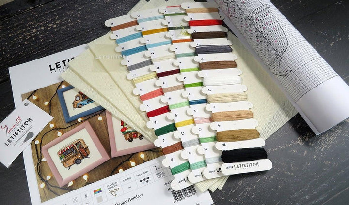 Counted Cross Stitch Kit Early Evening in Avola L8021