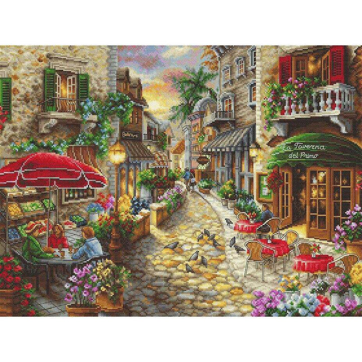 Counted Cross Stitch Kit Early Evening in Avola L8021