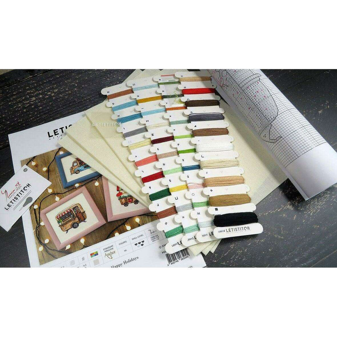 Counted Cross Stitch Kit Early Evening in Avola L8021