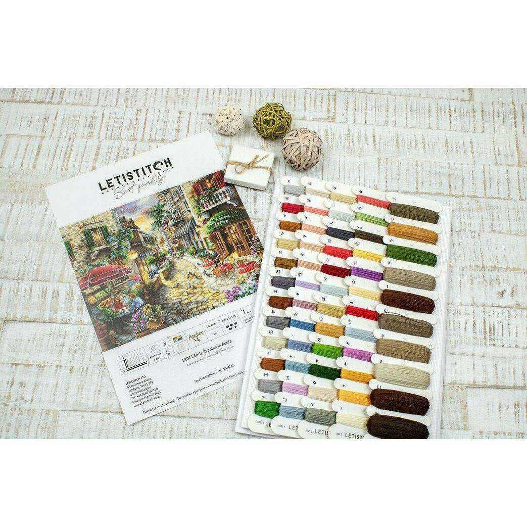 Counted Cross Stitch Kit Early Evening in Avola L8021