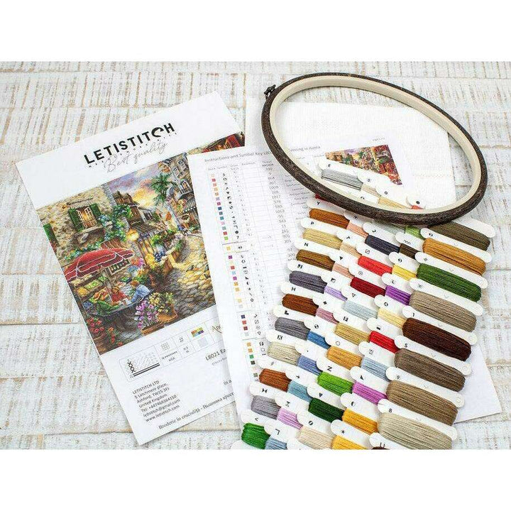 Counted Cross Stitch Kit Early Evening in Avola L8021