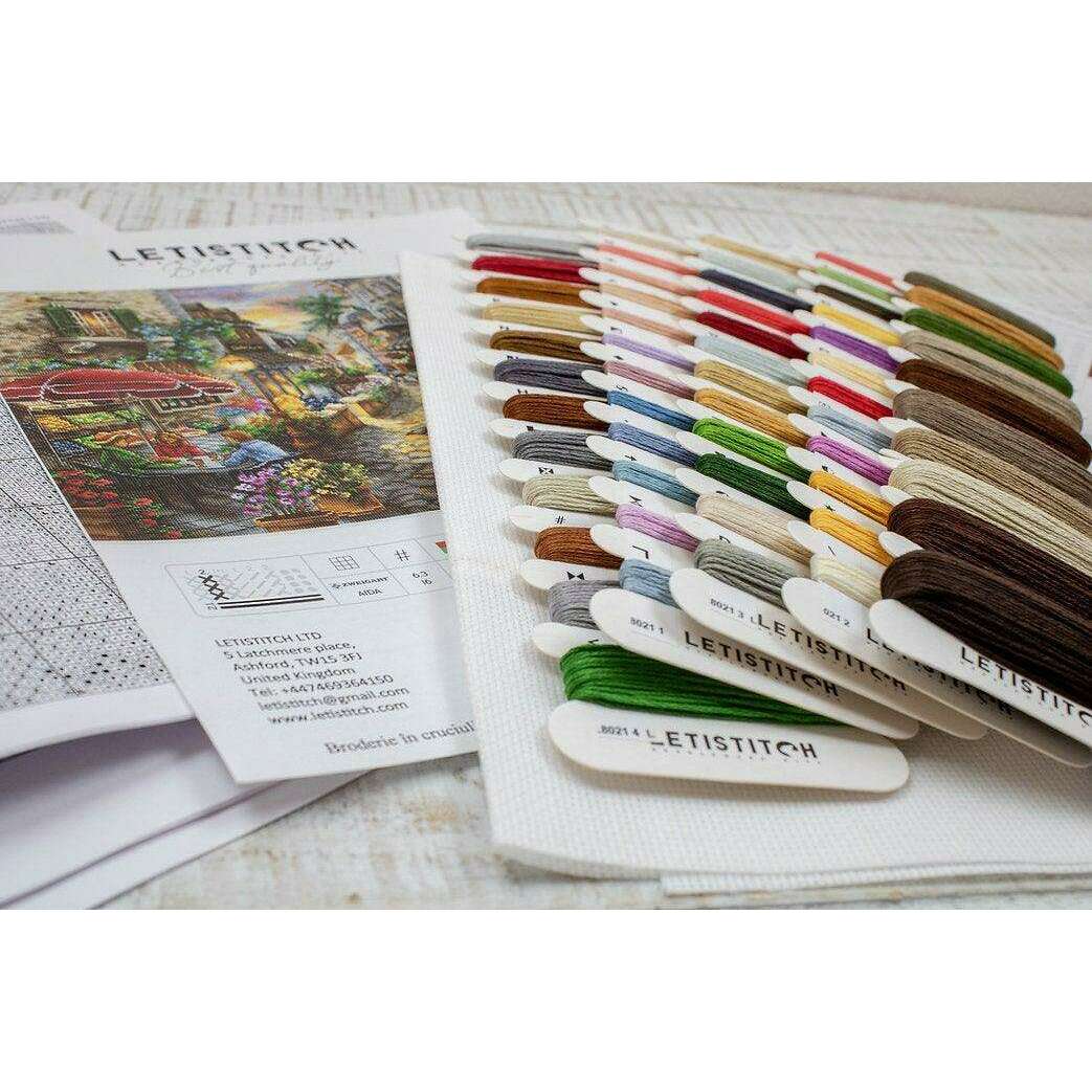 Counted Cross Stitch Kit Early Evening in Avola L8021