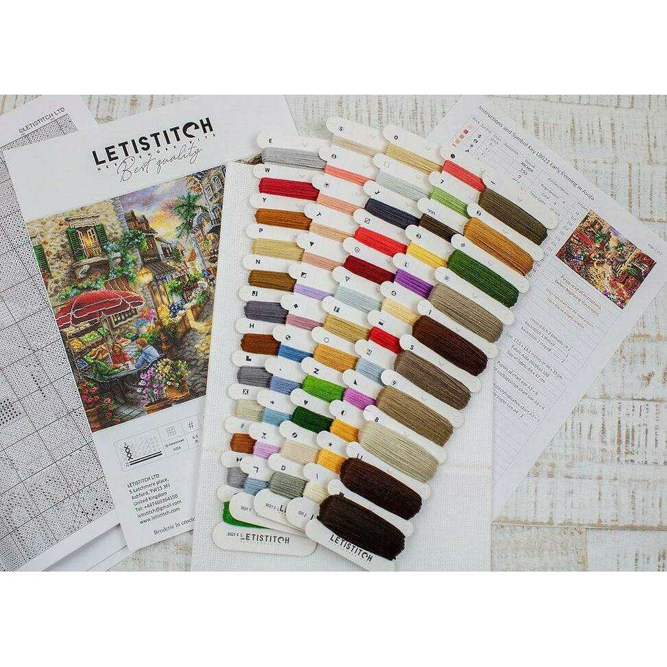 Counted Cross Stitch Kit Early Evening in Avola L8021
