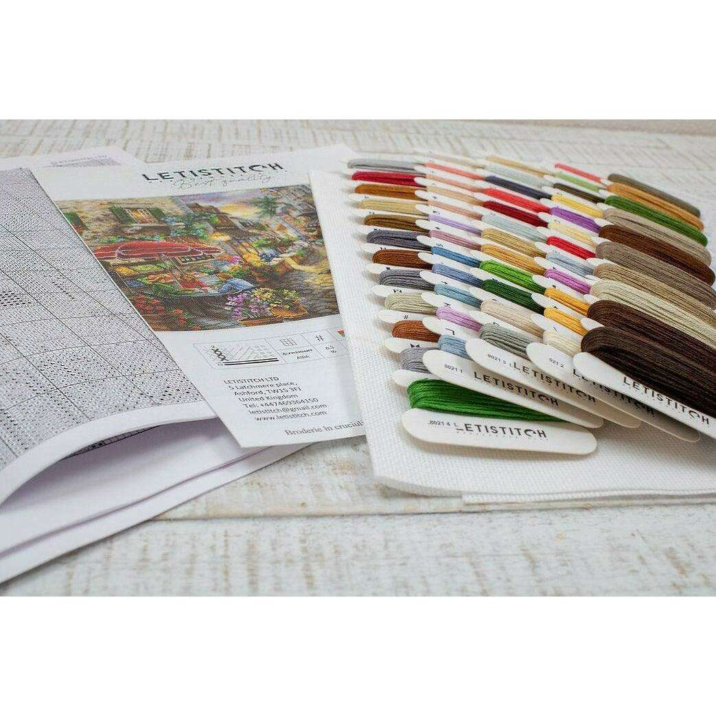 Counted Cross Stitch Kit Early Evening in Avola L8021