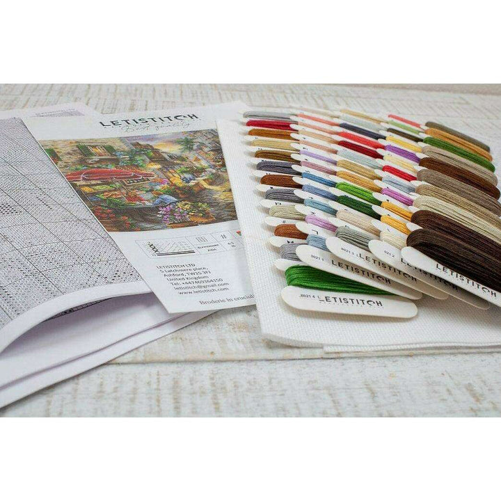 Counted Cross Stitch Kit Early Evening in Avola L8021