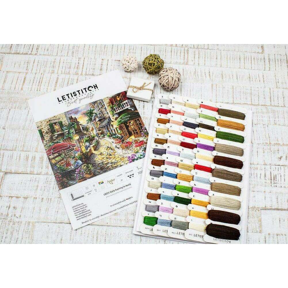 Counted Cross Stitch Kit Early Evening in Avola L8021