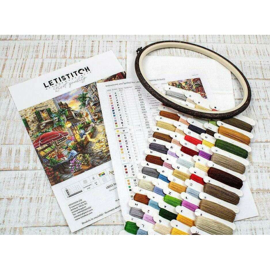 Counted Cross Stitch Kit Early Evening in Avola L8021