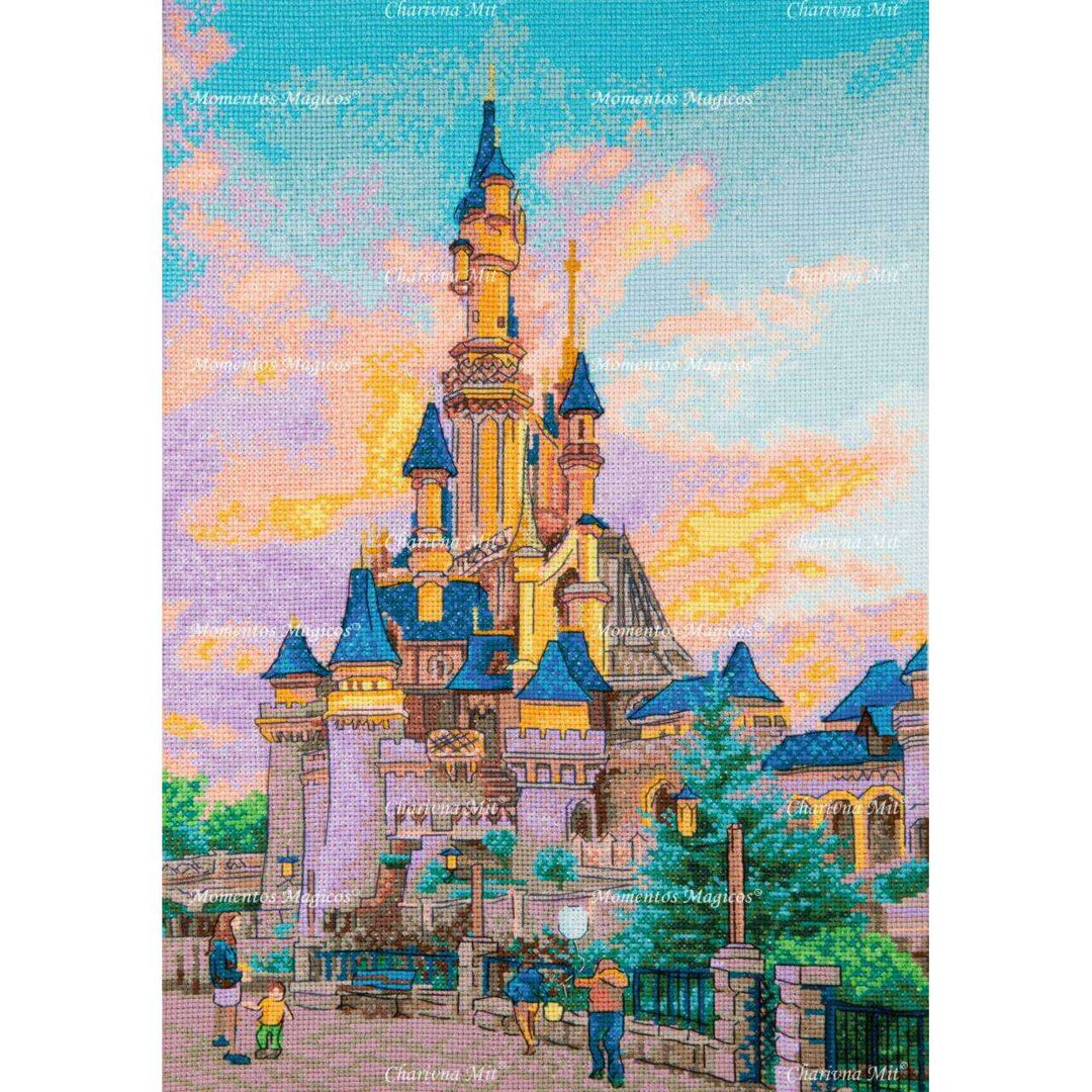 Counted cross stitch kit Fairy tale at sunset M-484C