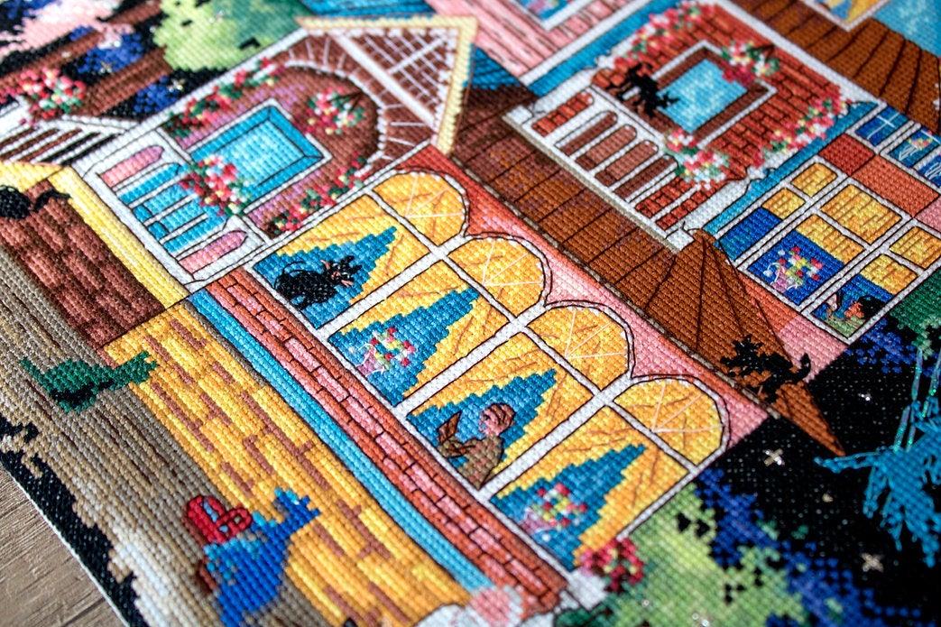 Counted Cross Stitch Kit Fairy tale house Leti937