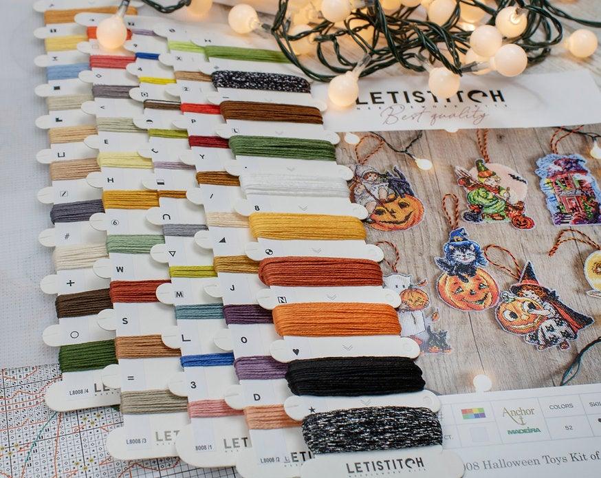 Counted Cross Stitch Kit Halloween Toys  L8008