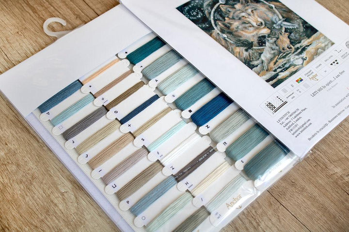 Counted Cross Stitch Kit In spirit I am free Leti955