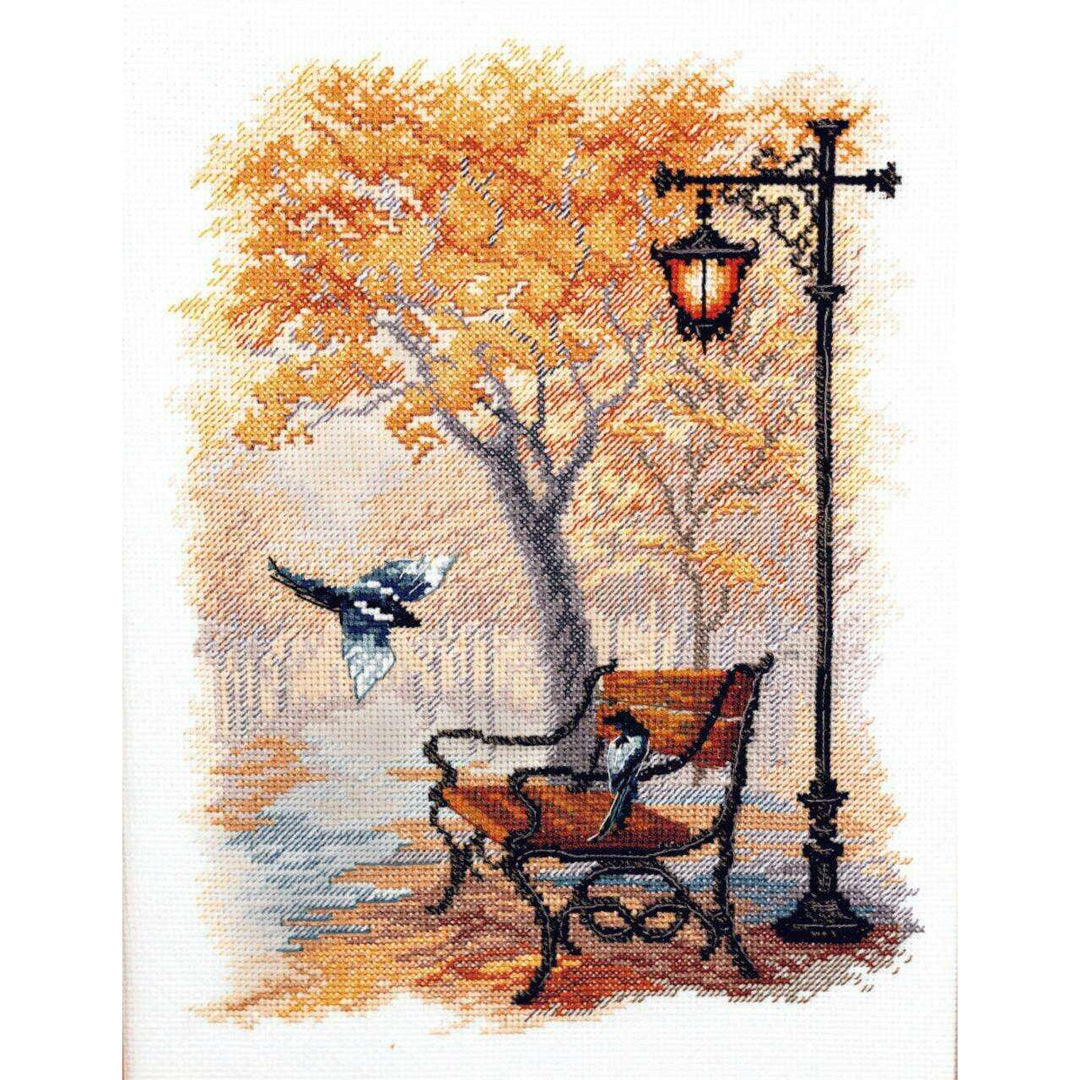 Counted cross stitch kit In the autumn park M-538C