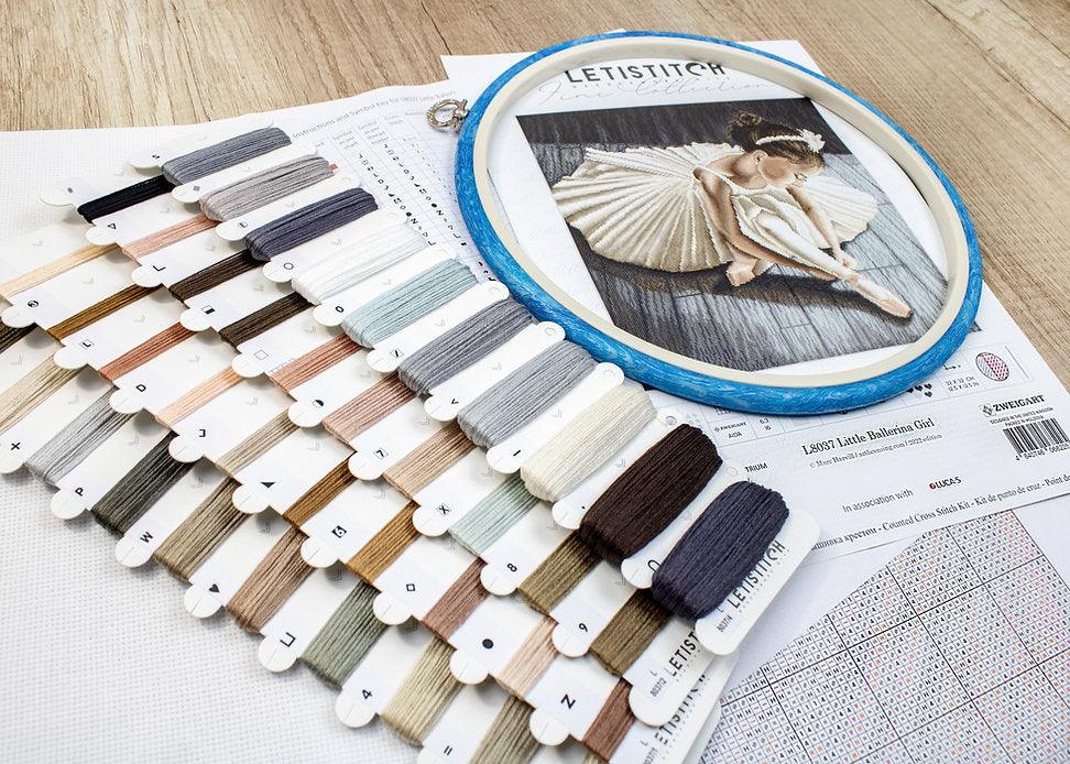 Counted Cross Stitch Kit Little Ballerina Girl L8037