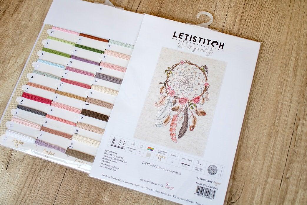 Counted Cross Stitch Kit Live your dreams Leti957