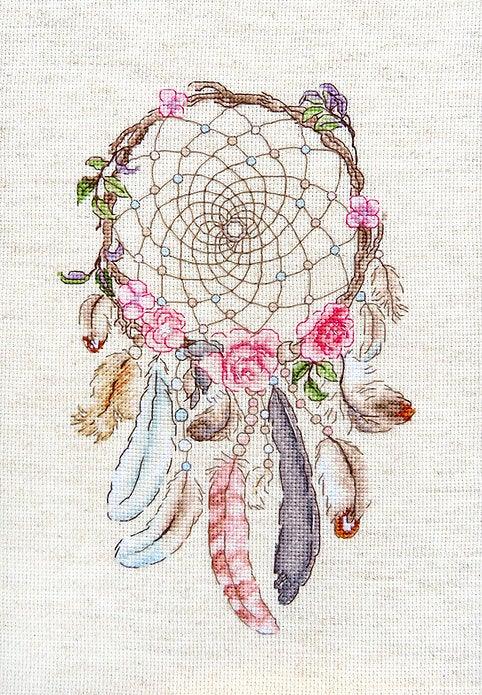 Counted Cross Stitch Kit Live your dreams Leti957