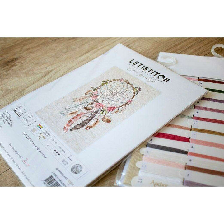 Counted Cross Stitch Kit Live your dreams Leti957
