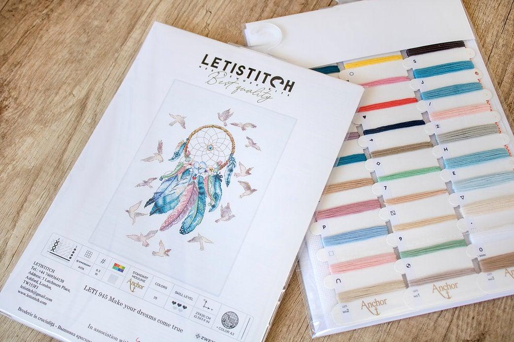 Counted Cross Stitch Kit Make your dreams come true Leti945