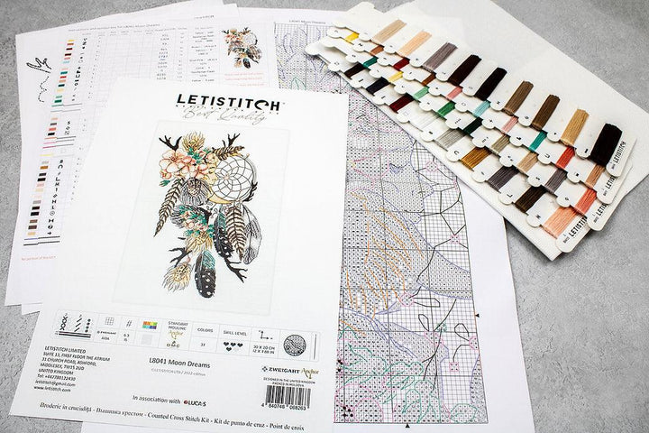 Counted Cross Stitch Kit Moon Dreams L8041